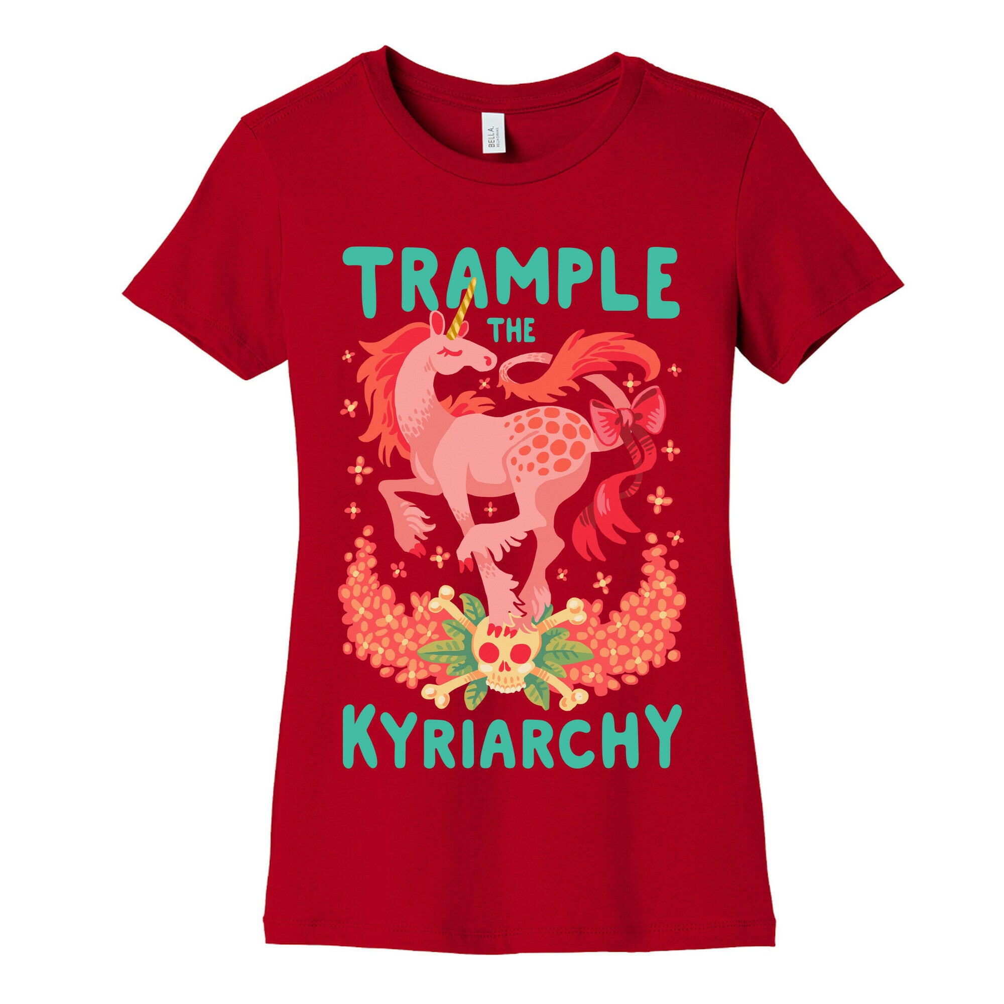 Trample the Kyriarchy Women's Cotton Tee